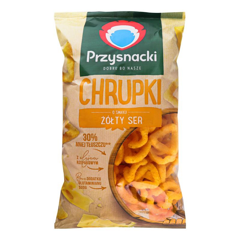 Снеки кукурудзяні PRZYSNACK зі смаком сиру 150г